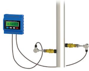 Digitaler Ultraschall-Durchflussmesser zur Wandmontage für Wasser und Öl, kundenspezifische OEM-Unterstützung, günstiger Preis - Product Image 1