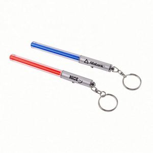 Acrylic <b>Mini</b> <b>LED</b> <b>Light</b> Saber Keychain Glow Stick for Party Decoration Promotional Carabiner & Keychain - Product Image 6