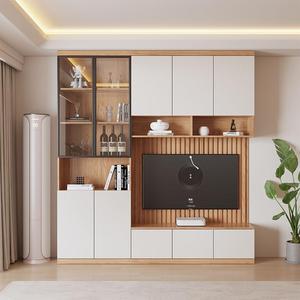 Mobile TV Ecologico <span class=keywords><strong>Moderno</strong></span> di Lusso in Legno Sostenibile, Sospeso a <span class=keywords><strong>Parete</strong></span>, Arredamento per <span class=keywords><strong>Soggiorno</strong></span> e Hotel, Adatto a TV da 65+ Pollici - Product Image 6