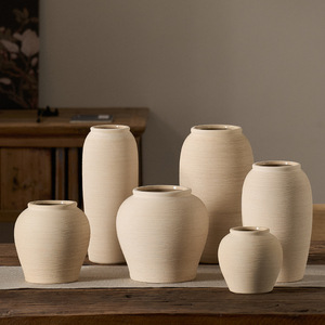 Jarrón de Cerámica Estilo Wabi Sabi de Roca Oriental, Adorno Cepillado Hecho a Mano, Jarra de Cerámica Moderna y Minimalista para Mesa, <span class=keywords><strong>Florero</strong></span> - Product Image 2
