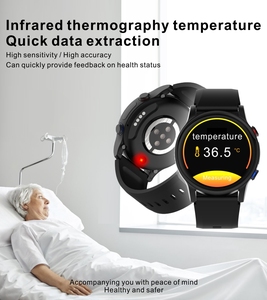 Thông minh GPS Tracker sức khỏe giám sát Vòng đeo tay người cao niên không thấm nước IP67 trong nhà ngoài trời sử dụng các biện pháp nhiệt độ oxy trong máu - Product Image 2