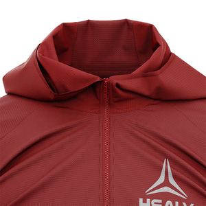 Chaqueta con capucha cortavientos para hombre a la moda, abrigo con cremallera, chaqueta cortavientos de poliéster con logotipo personalizado ligero - Product Image 4