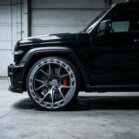 Jantes forgées Bleadlock en aluminium argenté 17x10.5 pour voiture de course, pour Audi Corvette, déport 40, PCD 5X112