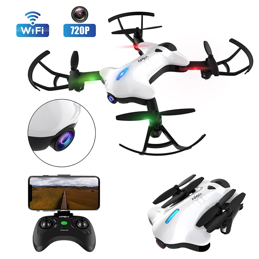 RC Helicopter Plane with Auto Hovering, 3D Flip, Headless Mode Boys and Girls Best Quadcopter Nano RC Mini Drone with camera