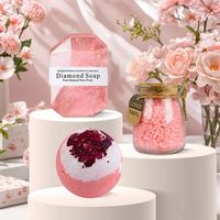 Coffret cadeau de spa pour la détente et les soins personnels des mères, pour un anniversaire, la Saint-Valentin, avec gobelet, bougie parfumée, savon