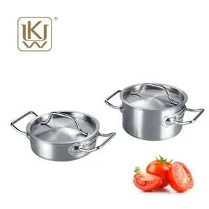 New Style Sauce Pot Pan Stainless Steel Insulated Casseroles Hot Pot Soup Stock Pots High Quality