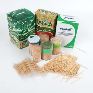 Custom Healthy Nature Material Disposable Toothpick Bamboo