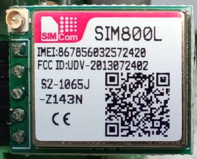 Green SIM800L GPRS TCP IP Module Self-Ejecting Card Slot MicroSIM Card