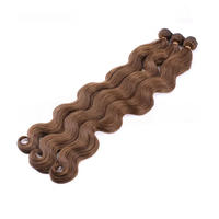 Coloré Corps Vague Cheveux Bundles 613 Piano Blonde Naturel Synthétique Extensions De Cheveux Ombre Épais Queue De Cheval Lâche Cheveux Profonds Tissage