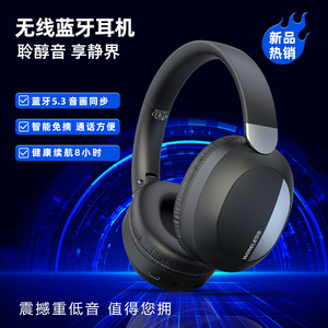 Wireless Over-Ear Headphones 5.3 Touch Control <b>Gaming</b> Type-C Charging - Product Image 3