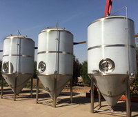 Bière Fermenteur Conique De Refroidissement Réservoir 2500L Bière Unitanks 4000L