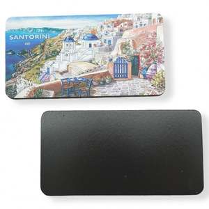 Nouveaux souvenirs en aluminium argenté personnalisés avec impression 2D, magnifiques aimants de réfrigérateur en aluminium - Product Image 4