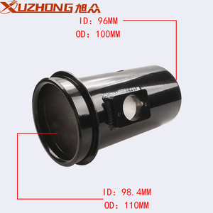 Kit d'admission d'air Xuzhong avec filtre à air champignon 6.4L Ford 08-10 en alliage d'aluminium noir pour amélioration - Product Image 2