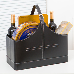 Exterior portátil Picnic fruta aperitivos y vino cesta de almacenamiento de moda de gran capacidad - Product Image 3