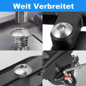 Vis à tête cylindrique en acier inoxydable de haute qualité à filetage complet revêtu de zinc - Product Image 6