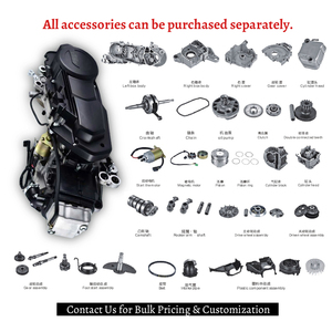 Nouvelle mise à niveau des performances, <span class=keywords><strong>moteur</strong></span> de moto GY6 à carter long, 4 temps, refroidi par air, complet, 180cc, <span class=keywords><strong>moteur</strong></span> de moto refroidi par air à vendre - Product Image 5