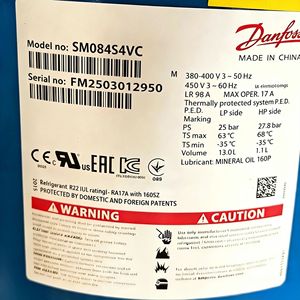 Compresor Scroll Danfoss SM090S4VC para Refrigeración de Uso Industrial - Product Image 4