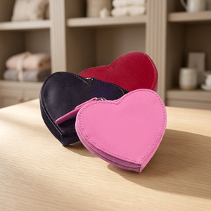 กระเป๋าใส่เหรียญรูปหัวใจแฟชั่น หนัง PU ลายการ์ตูนน่ารัก ปิดด้วยซิป - Product Image 3