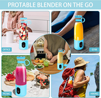 Étanche 300W 500 ML Électrique Personnel Fruit Juicer Squeezer Cup Hand Held Blender Portable Blender