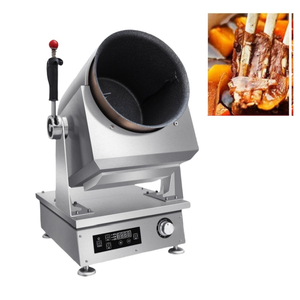 Machine à Frire les Légumes Commerciale Innovante avec Panier de Friteuse et Tambour Rotatif - Product Image 5