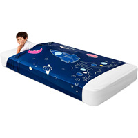 Couvre-lit pour enfants, drap de lit sensoriel compressif, édredon extensible respirant, soulage le stress, aide à dormir, couvre-lit de 1,5 m