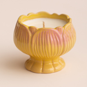 Eenvoud Keramische Lotus Aromatherapie Kaars Beker Kom Matte Lege <span class=keywords><strong>Container</strong></span> Voor Woondecoratie Voor Diwali Vaderdag Voor Bars - Product Image 2