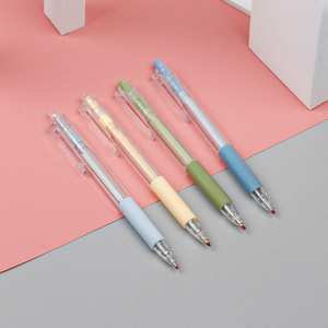 Stylo neutre Morandi personnalisable de 0,5 mm, esthétique et de haute qualité, pour le bureau, avec logo texte imprimable et mignon - Product Image 4