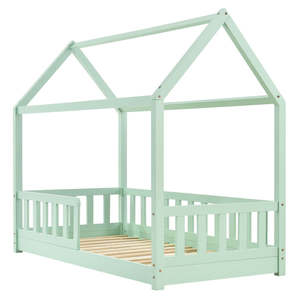 Culla in Legno Massello Stile Retrò Mid-Century, <span class=keywords><strong>Letto</strong></span> <span class=keywords><strong>Montessori</strong></span> per Bambini e Casa per Bambini Piccoli, per Camere da <span class=keywords><strong>Letto</strong></span> Moderne e Scuole - Product Image 4