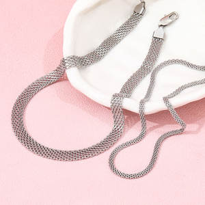 JOOLIM Prêt à Expédier Chaîne <span class=keywords><strong>Serpent</strong></span> <span class=keywords><strong>Maille</strong></span> en Acier Inoxydable Haut de Gamme Plaqué Or 18k Bracelet de Montre <span class=keywords><strong>Collier</strong></span> - Product Image 4