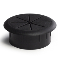 Cache-câbles de bureau 50 mm et 60 mm, passe-câbles en caoutchouc flexible, organisateur de câbles USB de bureau, joint rond pour table et mur