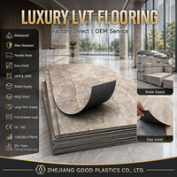 Losetas Autoadhesivas de Gran Formato LVP, Losetas de Vinilo LVT para Hospitales, Pisos de PVC, Losetas de Vinilo Clásicas Color Roble Miel, Losetas de Madera