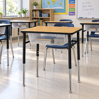 Ensemble de chaises empilables pour étudiants, en plastique moderne, réglables et écologiques, avec garantie de 15 ans, pour une utilisation scolaire, en salle à manger ou en atelier