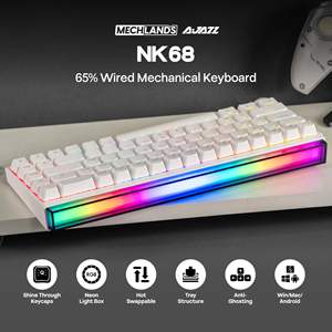 Teclado para Juegos con Cable AJAZZ NK68 con Iluminación para Portátil, Precios al por Mayor, Comprar <span class=keywords><strong>en</strong></span> Línea, Sitios de Compras <span class=keywords><strong>en</strong></span> el Extranjero, Proveedor Ajazz - Product Image 2