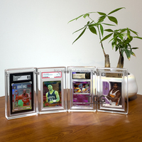 Protector de Tarjetas Acrílicas Graduadas TCG al por Mayor, Estuche Rígido CSC para Tarjetas de Estrellas de Béisbol BGS CGC con Tapa Magnética