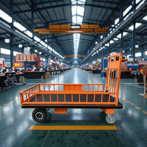 OME OEM Heavy Duty elettrico 4 ruote in acciaio inossidabile piattaforma di capacità di carico 500kg per macchine utensili professionali - Product Image 3