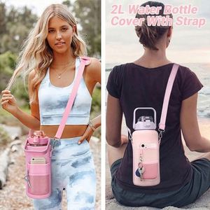 Personalized Neoprene Drinking Water Bottle Carrier <b>Bag</b> Durable Custom Design Water Bottle <b>Bag</b> <b>Holder</b> With Strap - Product Image 2