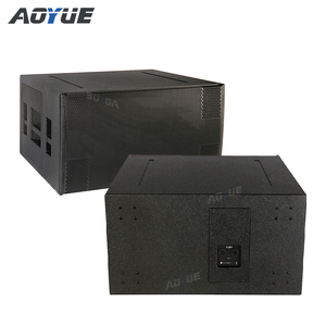 S218H dual 18” big neo magnet subwoofer 218 competition subwoofer high spl pa speaker <b>box</b> floor <b>stacking</b> speakers - Product Image 1