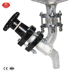 Reactor de cristalización de vidrio encamisado con presión negativa de 50L CE, reactor de cristalización con filtro - Product Image 6