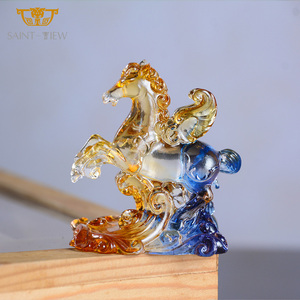 2026 Cristal Cheval Figurine Élégant Verre Art Décoratif Cheval Sculpture Décor À La <span class=keywords><strong>Maison</strong></span> Unique Idée Cadeau - Product Image 6
