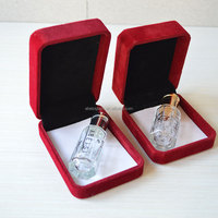 Flacons de parfum OUD en papier de luxe avec logo personnalisé et boîtes d'emballage, boîte cadeau en cuir pour parfum