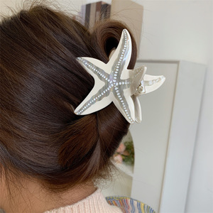 2024 thiết kế mới nhất lớn 11.5cm biển sao biển Cellulose Acetate phụ nữ dễ thương tóc Claw <span class=keywords><strong>Clip</strong></span> - Product Image 2