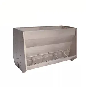 ZHMIT Feeding tank Pig farm breeding equipment Stainless steel double-sided pig trough