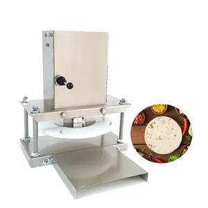 Draagbare Mini Elektrische Pers Deegcake Machine Commerciële Semi-Automatische Pers Flatbread Machine Bureau Type Gebak Persmachine