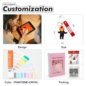 Đơn hàng tối thiểu 3000 chiếc, nhà sản xuất FAMA, giao hàng nhanh, móc khóa nhân vật PVC, logo tùy chỉnh, móc khóa silicon 3D dễ thương - Product Image 5