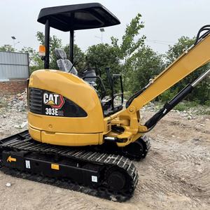 Mini-excavatrice d'occasion en vente chaude, Cat 303, excavatrice de 3 tonnes en bon état, excavatrice d'occasion en stock, livraison rapide - Product Image 1