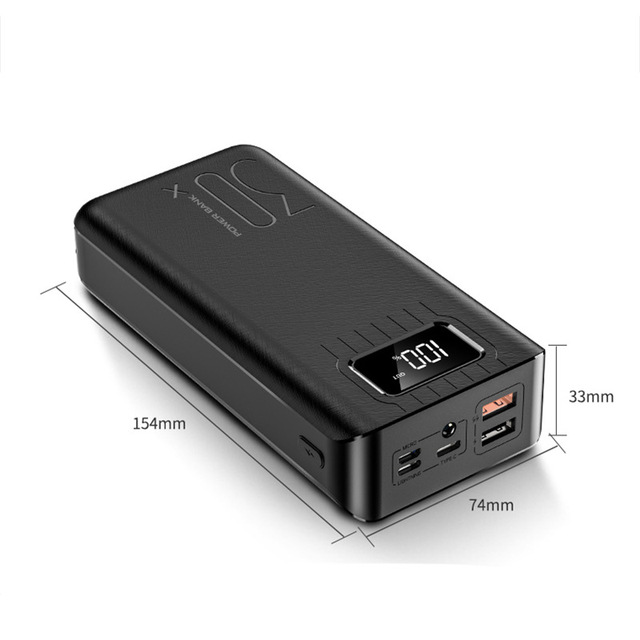 2024  Top Sale Portable 30000mAh Power Supply 40000mAh Powerbanks 50000mAh Power Banks With Dual Outputs and Three Inputs