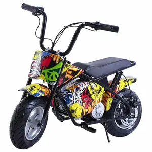 Mini motosiklet 50cc elektrikli çapraz motosikletler yüksek performans tam boy