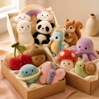 Juguetes de Peluche Personalizados de Alta Calidad, Muñecos con Forma de Animales del Bosque, Relleno Suave, Enfocados en Muestras de Diseño de Personajes Originales