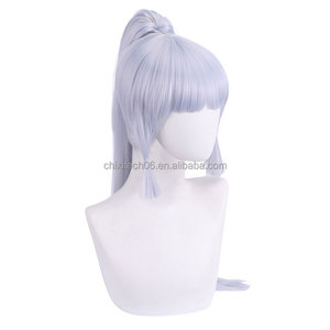 Une perruque de cosplay à queue de cheval unique, inspirée du personnage d'<span class=keywords><strong>Ayaka</strong></span> dans l'original Deity of the Lord Saint Da - Product Image 4