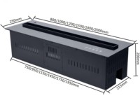 Cheminée à vapeur d'eau 3D pour la décoration intérieure, avec télécommande et application, idéale pour la maison et l'hôtel - Vente flash